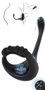 Taint buzzing c*ck ring