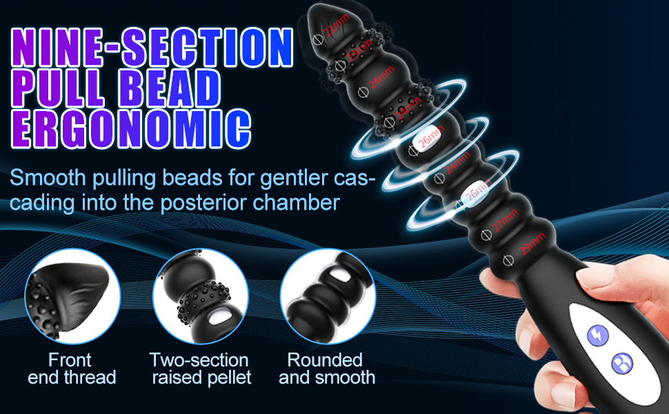 Vibrating Anal Beads Plug