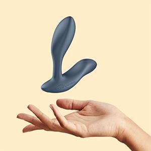 We Vibe Vector By We-vibe Vibrating Prostate Massager, Dual Motors, App Controlled, Waterproof