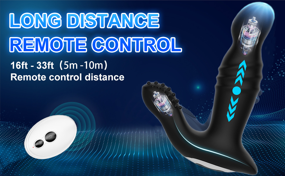 Thrusting Prostate Massager Anal Vibrator