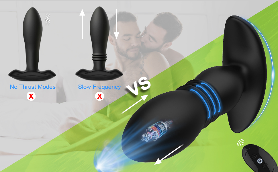 thrusting prostate massager