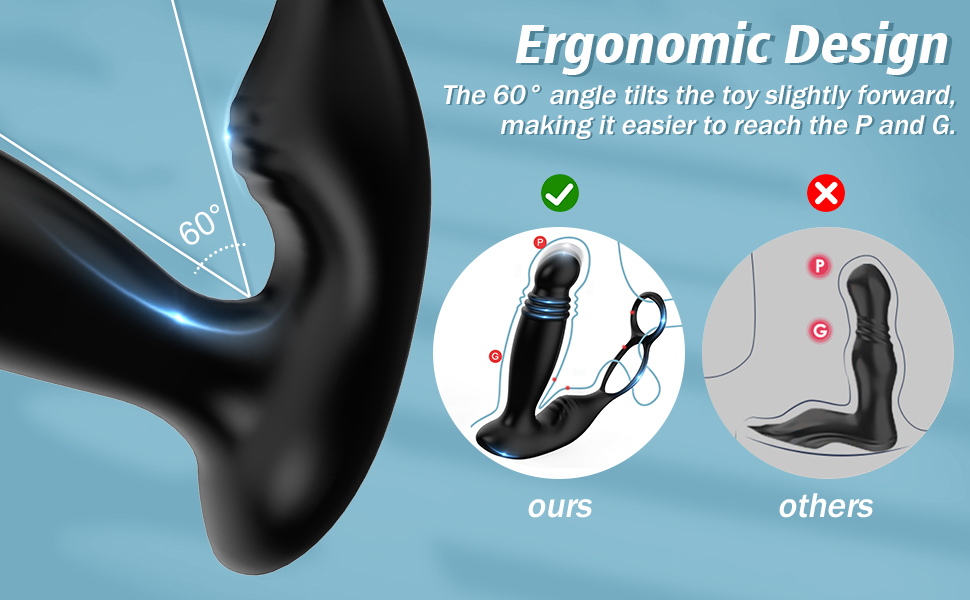 anal plug male sex accessories for adults couples vibrating ring