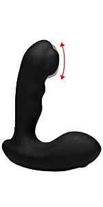 massage bead tip milker prostate sex toy for men silicone perineum vibrator curved