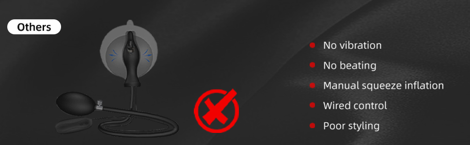 Automatic Inflatable Anal Vibrator