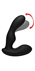 stroking prostate sex toy anal plug silicone perineum vibrator for men
