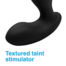 textured taint vibrator perineum stimulator silicone for men sex toy anal plug