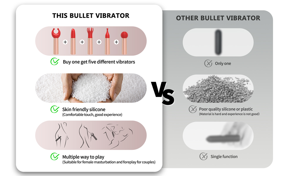 Buy one get 5 different vibrator