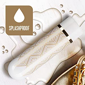 the collection glitzy deco rechargeable bullet gold splashproof easy cleaning