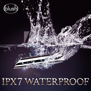blush novelties the realm silver rechargeable bullet ipx7 submersible waterproof shower bath play 