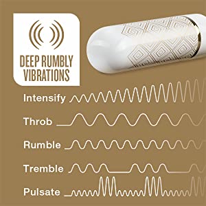 the collection glitzy deco rechargeable bullet gold deep rumbly vibrations