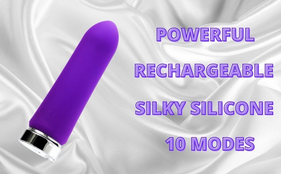 vedo bam powerful rechargeable silky silicone 10 vibration modes pink indigo turquoise silk sheets