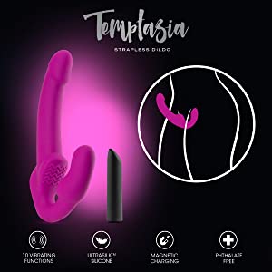 temptasia strapless strap on standing with information