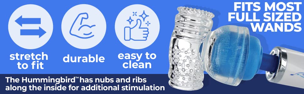 Hummingbird masturbator attachment wand massager body stimulation 