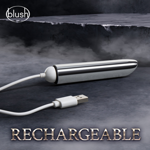 blush novelties the realm silver rechargeable bullet usb magnetic cable included