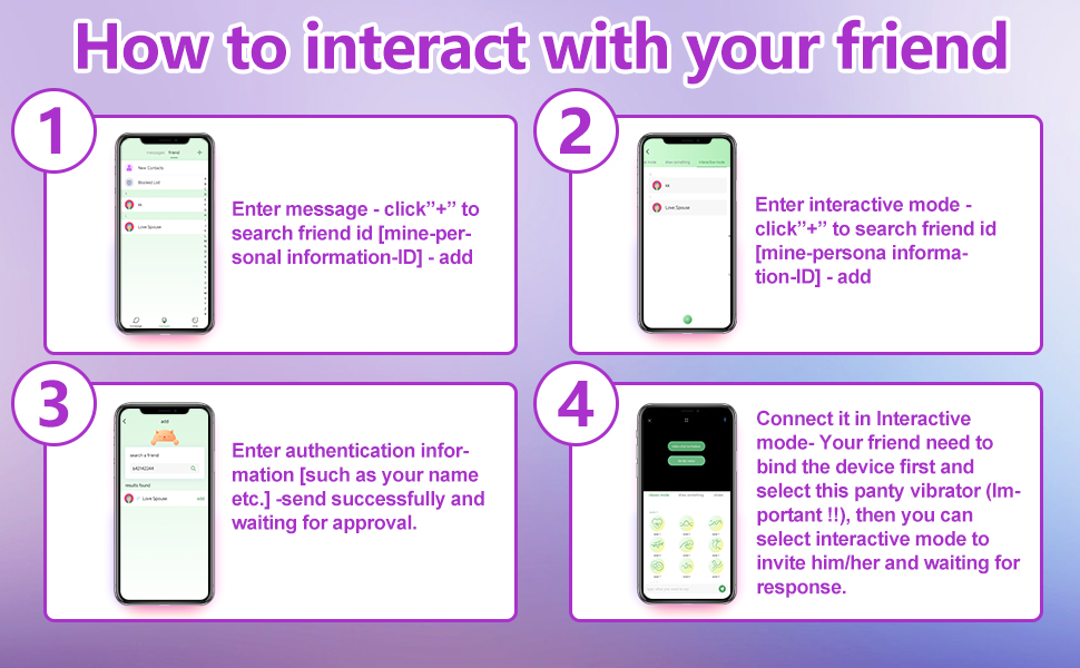 How to interact with your friend