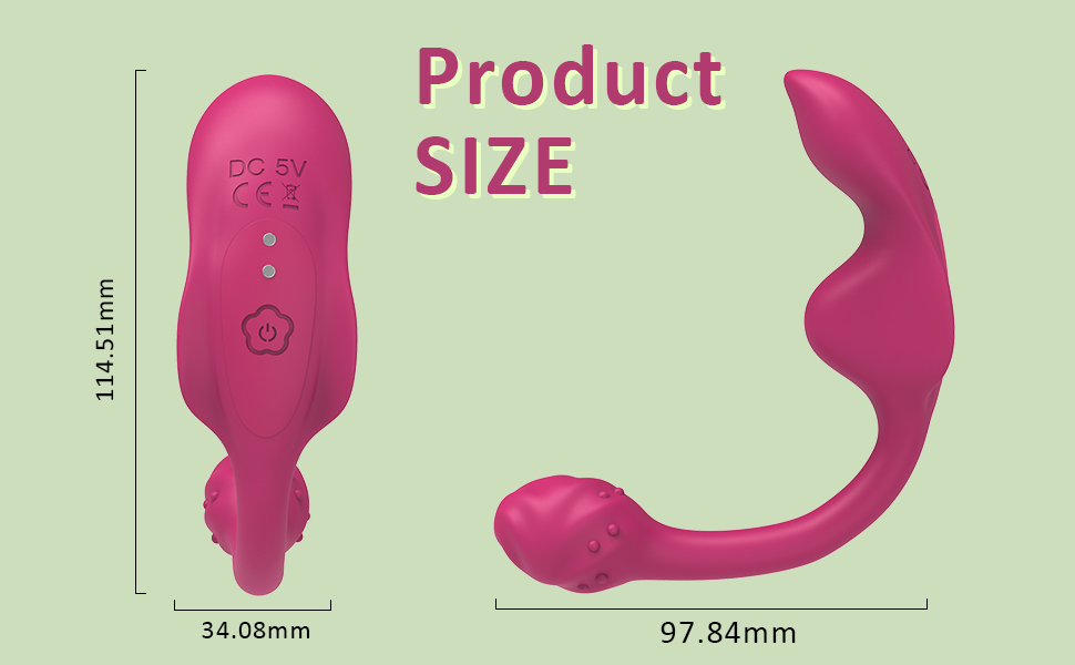 Wearing vibrator toys