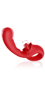 Red clitoral vibrator