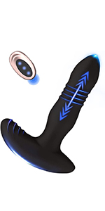 Thrusting prostate massager