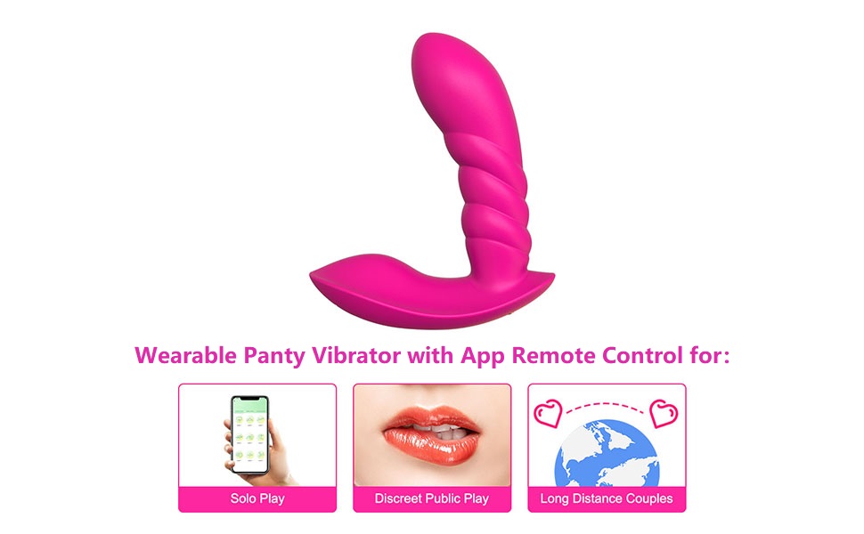 Wearable Panty Vibrator with App Remote Control
