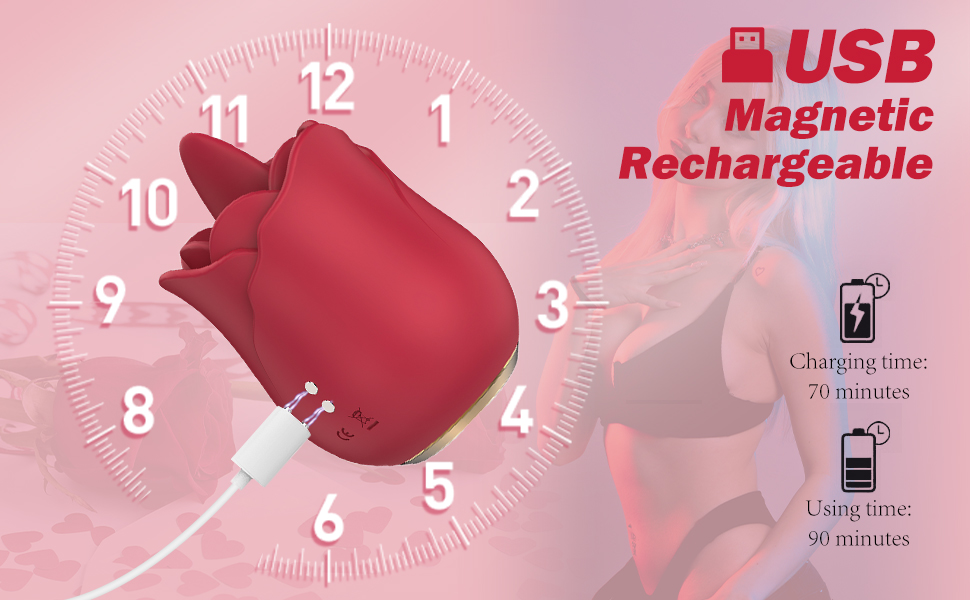 Rose Toy Clitoral Vibrator for Women 