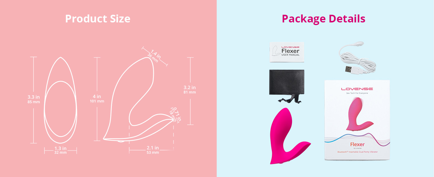 6k Flexer wearable panty Vibrator