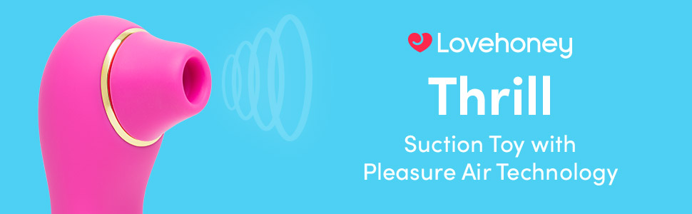 Lovehoney Thrill Clitoral Sucking Toy - Clit Stimulator with 6 Suction Speeds