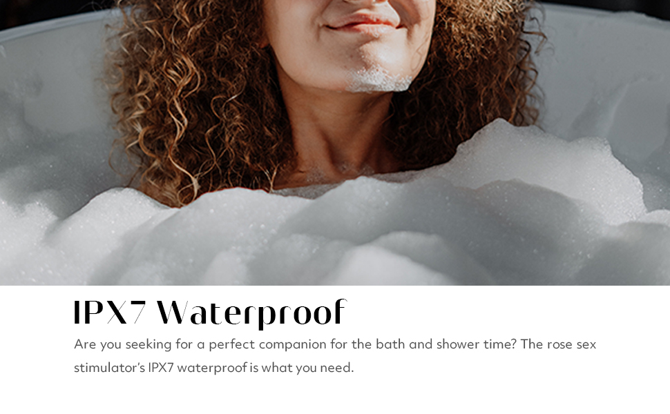 Rose Sex Toy for Women IPX7 Waterproof