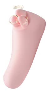 ergonomic massage sex toy vibrator for women and couples pink triple gyrating nubs