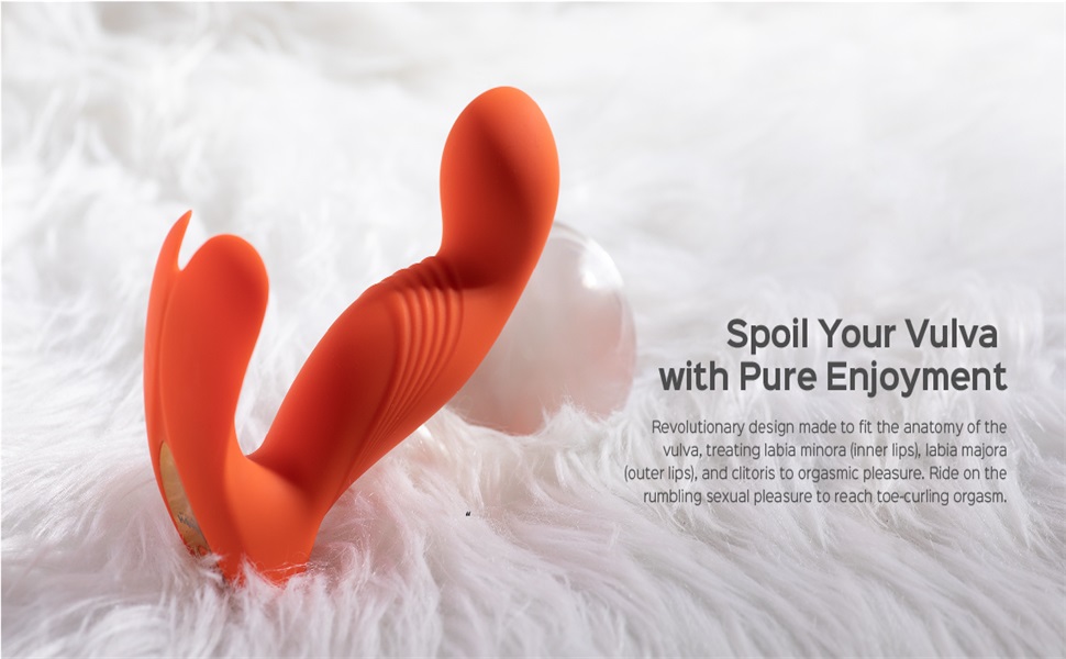 G Spot Thrusting Vibrator Wearable Adult Toys for Womens Sex 
