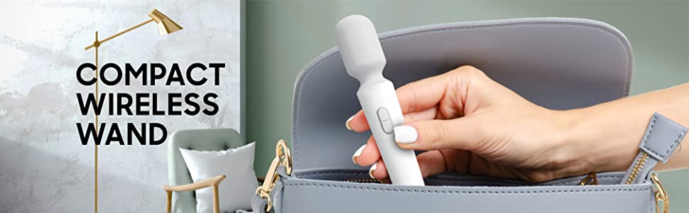 compact wireless wand discreet travel pleasure vibration 