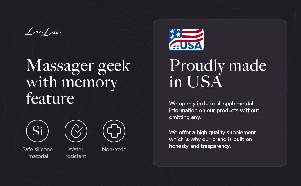 LuLu 7+ wand massager is proudly developed by a USA brand