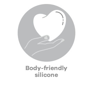 Body-friendly silicone