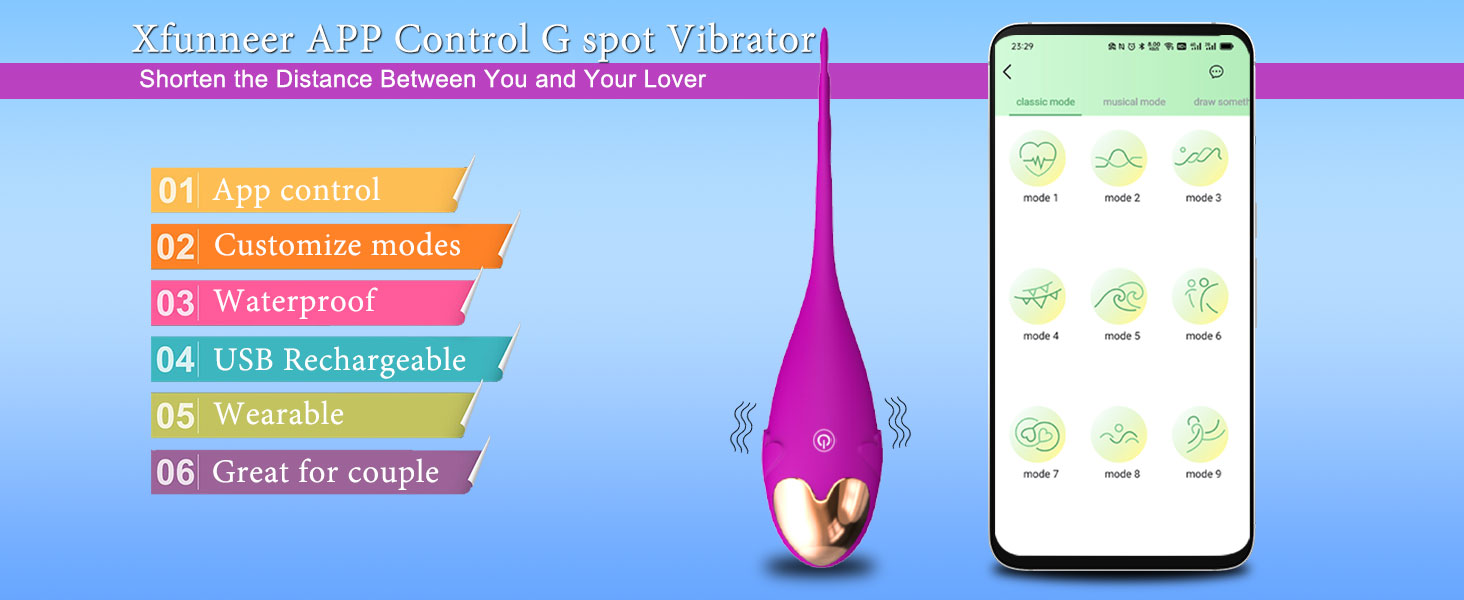 APP control egg vibrator