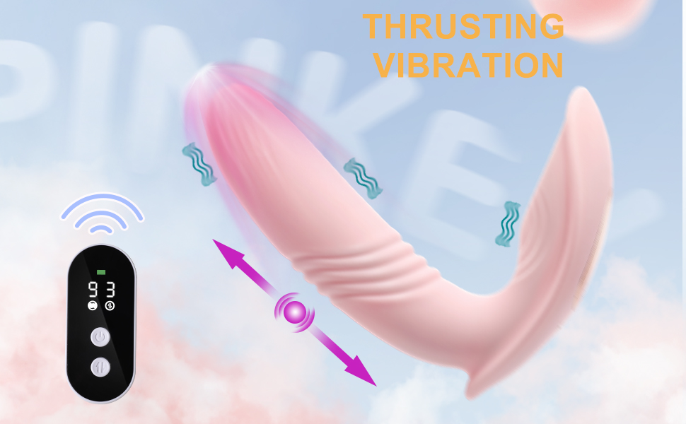 Wearable Thrusting Vibrator Sex Butterfly