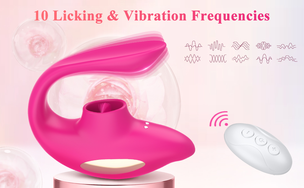 10 licking and vibrations