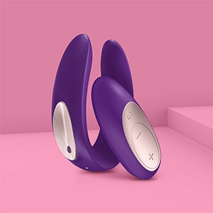 satisfyer couple vibrator double classic plus remote 