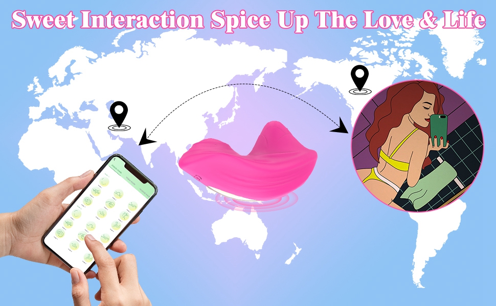 Clit Vibrator Body-Safe Silicone 12 Vibration Patterns Waterproof Invisible Clitoral