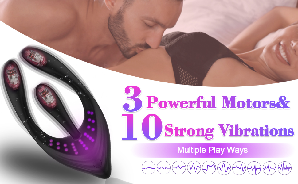 Couple Vibrator Tongue Clitoral Stimulation Sex Toy- Multivibrator Stimulator Rechargeable