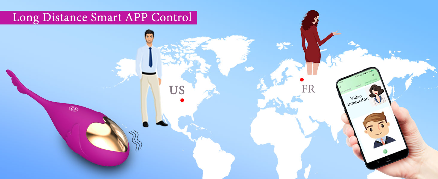 APP control egg vibrator