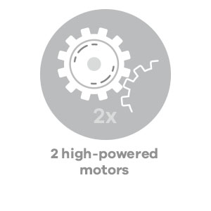 2 high-powered motors