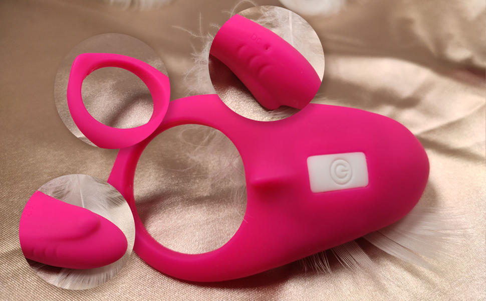 Compact designed full silicone C ring for Couples