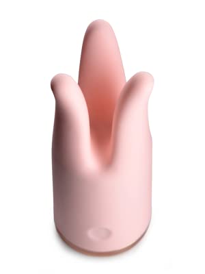 sex toy vibrator clit massager stimulator three finger nubs gyrating massager for women pink