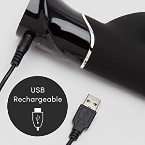  Shades of Grey Greedy Girl Rabbit Vibrator - Rechargeable & Waterproof 