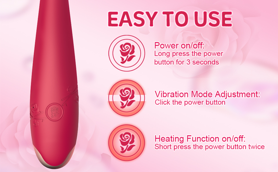 Rose Vibrator sex toy for Women
