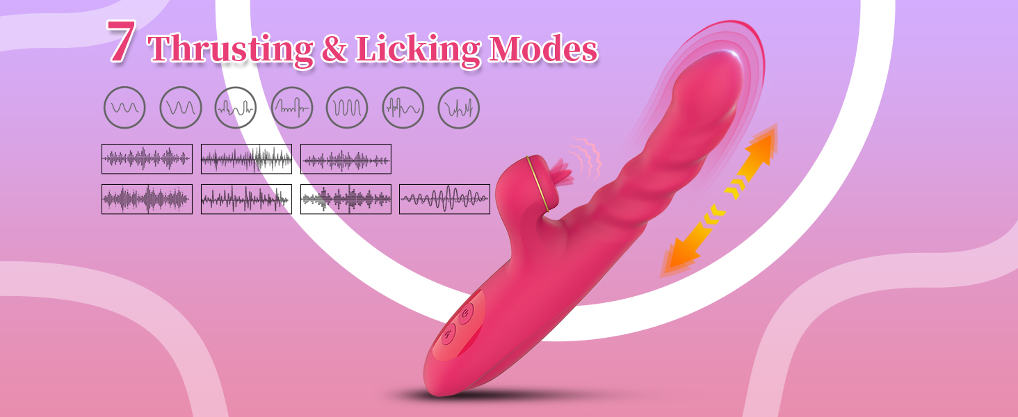 thrusting dildo vibrator