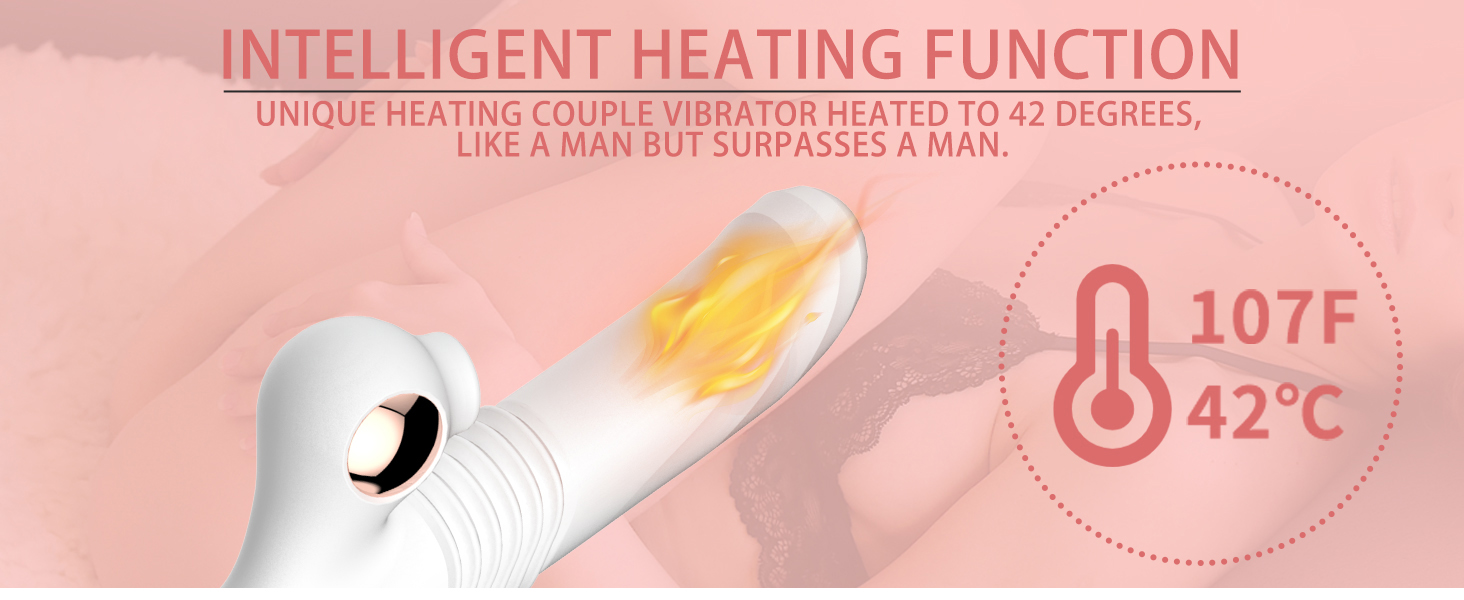 Rabbit Vibrator Thrusting Sex Dildo