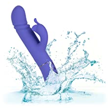  Exotic Novelties purple rain thrusting waterproof vibrator