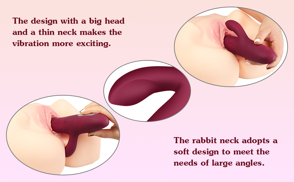 Handhold wireless design rabbit vibrator
