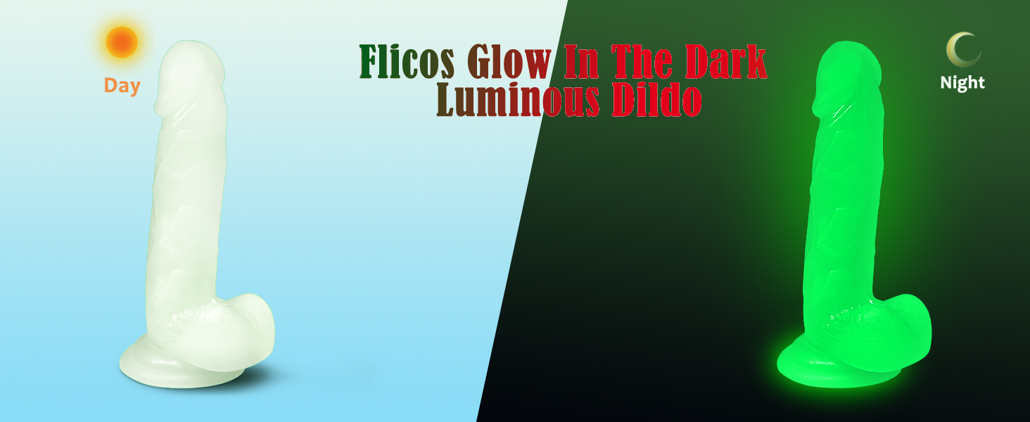 Luminous Silicone Dildo