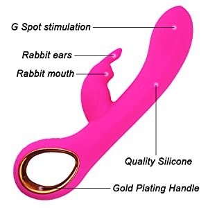 rabbit vibrator pink handheld